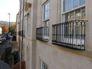 Bathwick street balconettes