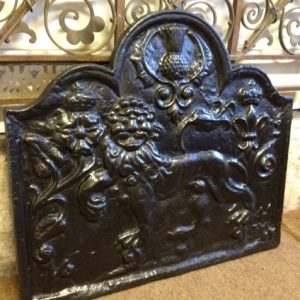 Cast iron fire back restoration