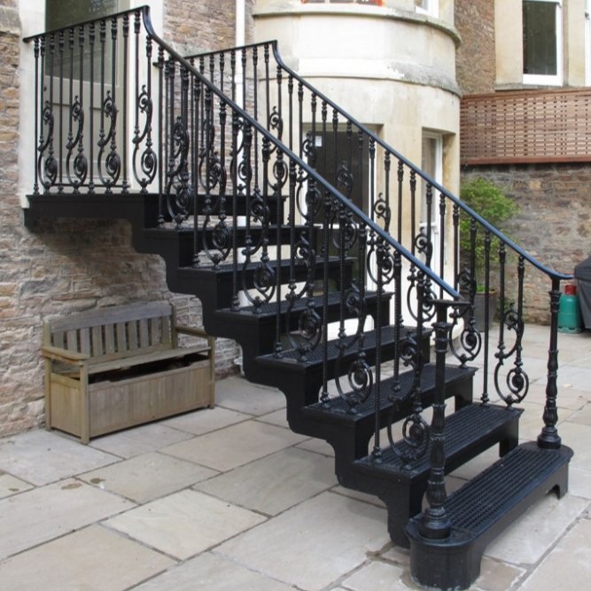 Cast Iron Staircase, Clifton Bristol Ironart of BathIronart of Bath
